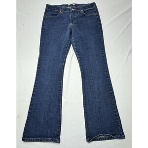Levis 525 Women's Dark Wash Bootcut Blue Denim Jeans - Size 8M (31x30)